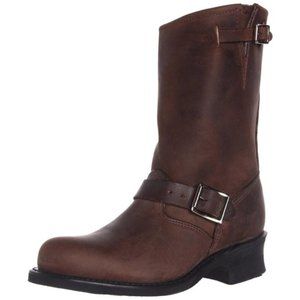 NWT Frye Leather Engineer 12R boots Gaucho brown color.